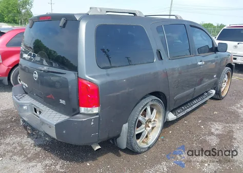 2007 Nissan Armada Se from USA, damaged, VIN 5N1BA08AX7N702497